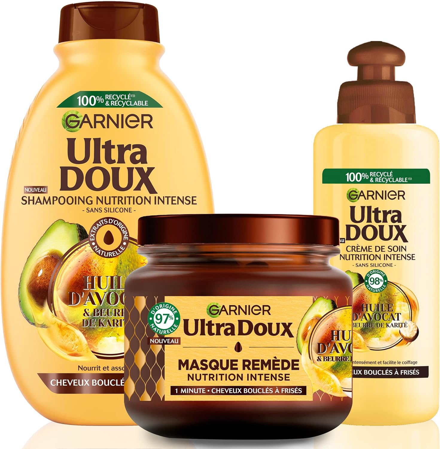 Découvrez notre offre sur Amazon  la routine Garnier Ultra Doux à l'avocat et beurre de karité...jpg