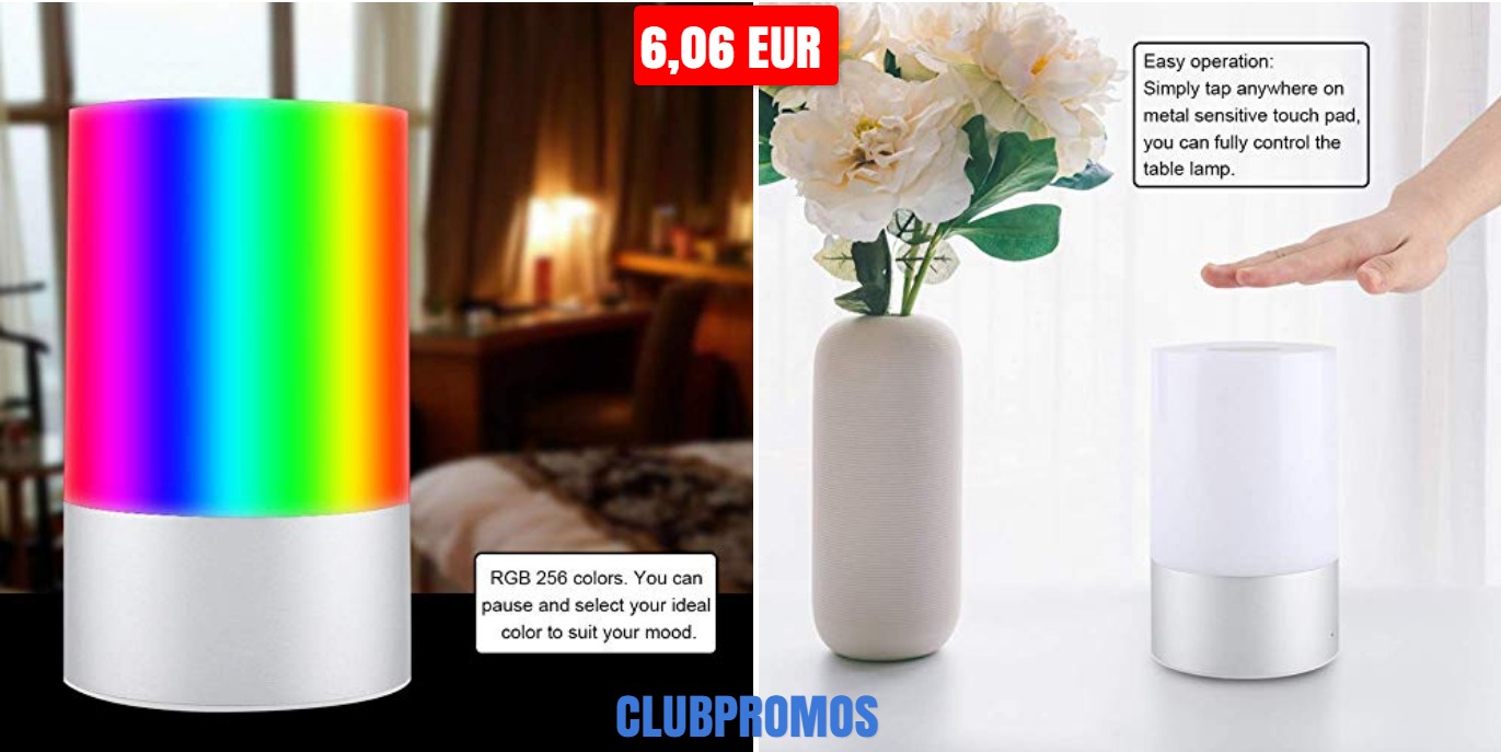 deal - Lampe LED tactile 256 couleurs FTVOGUE à 6 06 EUR sur Amazon (1).jpg