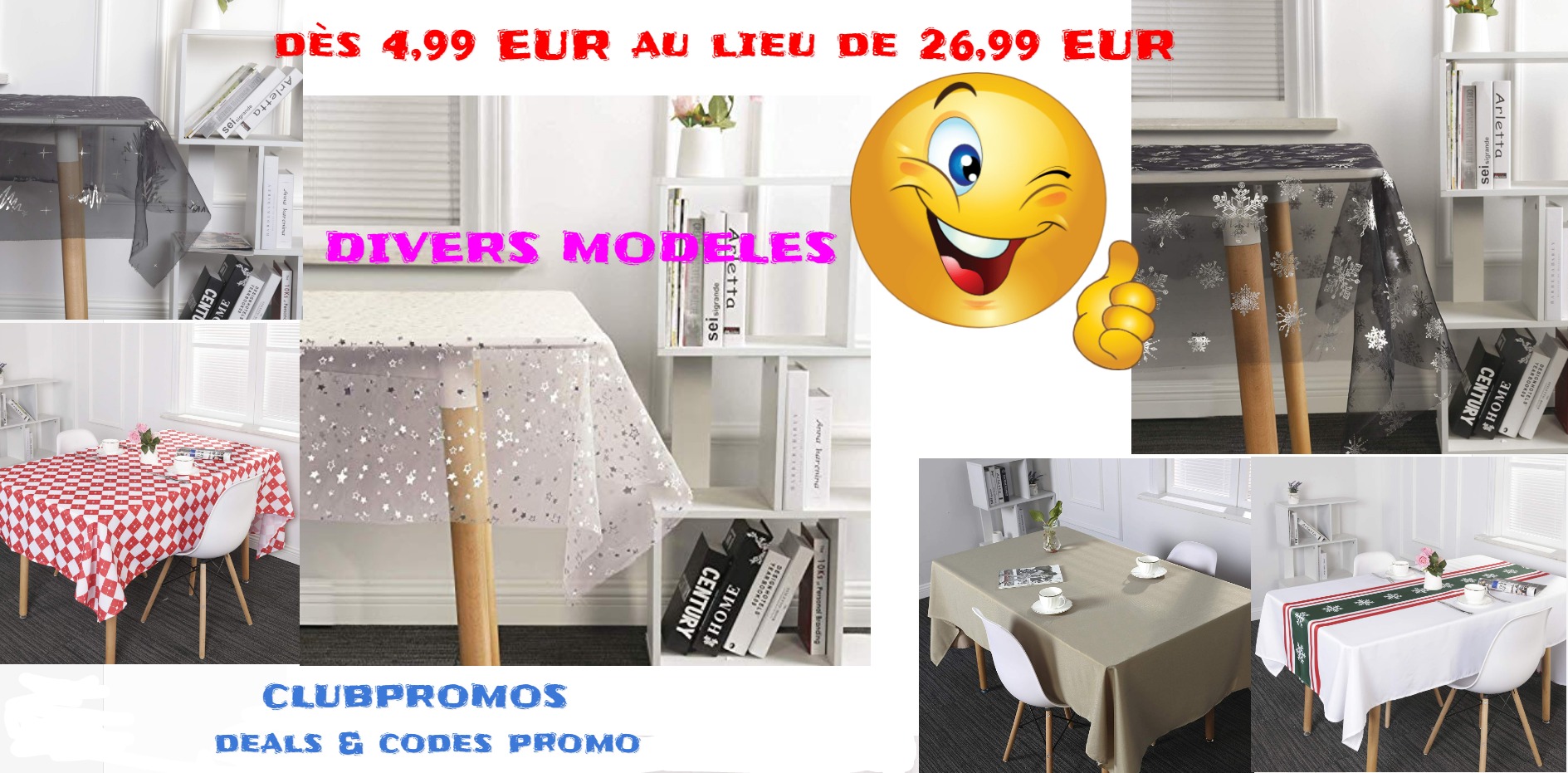 deal - Sélection de nappes de table dès 4,99 EUR au lieu de 27,99 EUR sur Amazon (1).jpg