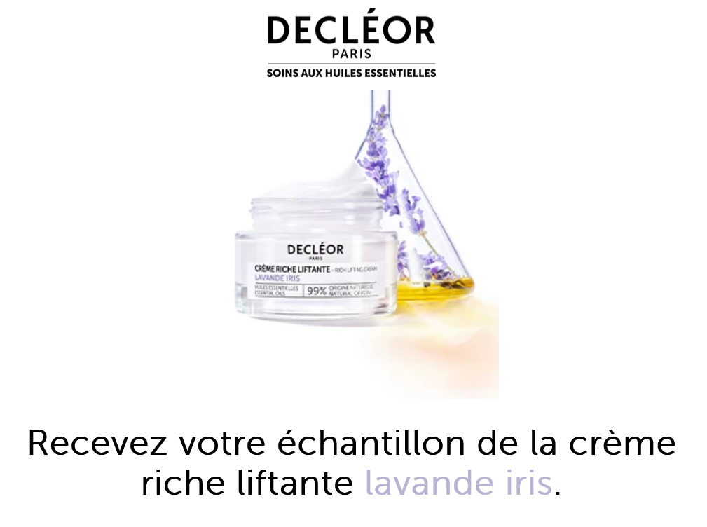 Decleor echantillon gratuit.png