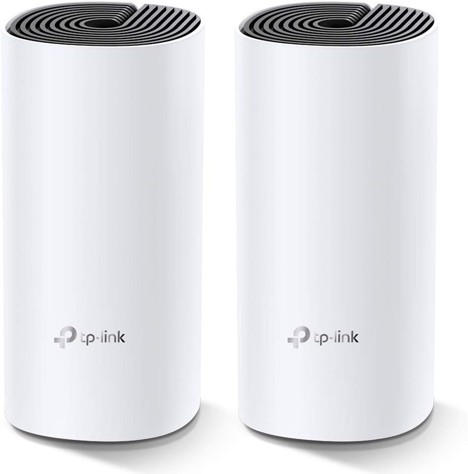 TP-Link Deco M4 WiFi Mesh avec 2 bornes, couverture jusqu'à 260 m² et 1200 Mbps, promo Amazon