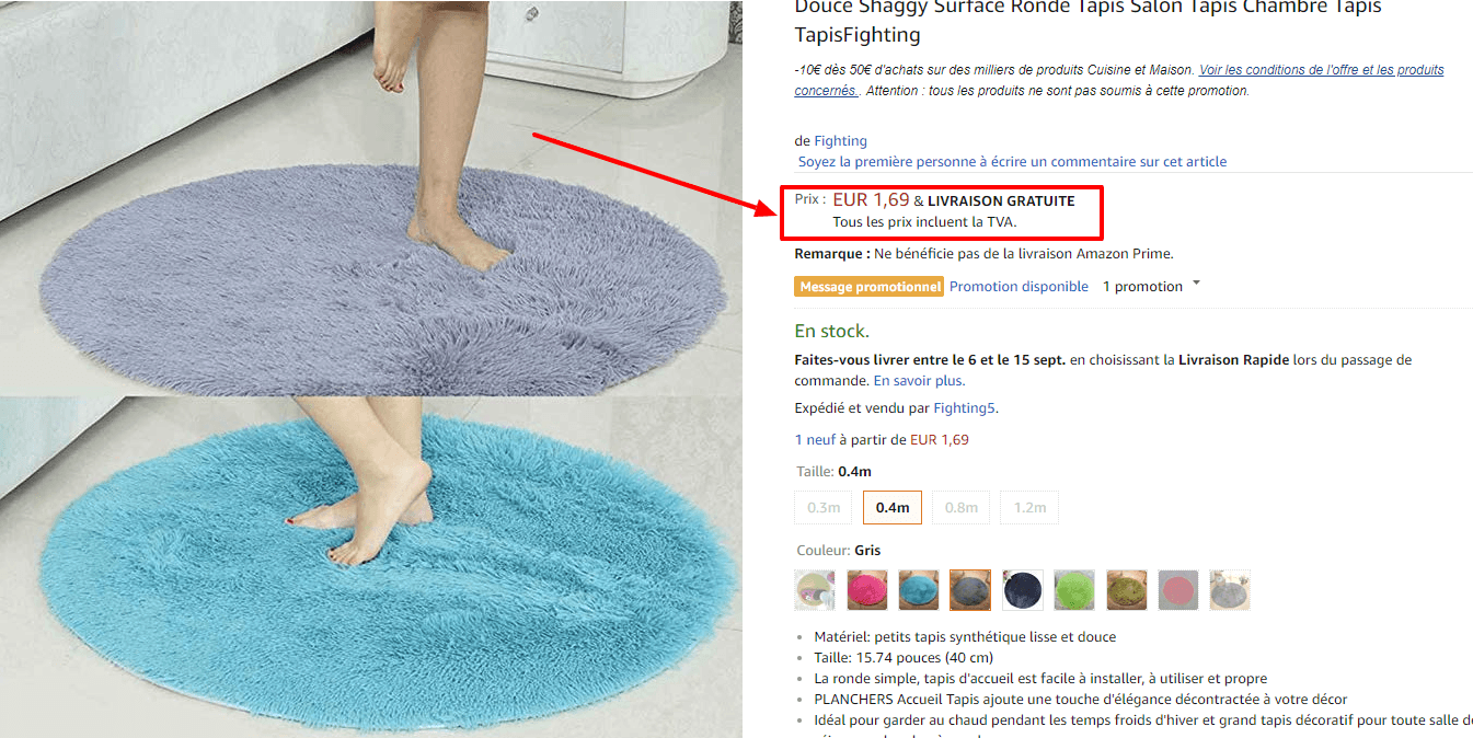 Douce Shaggy tapis bon plan.png