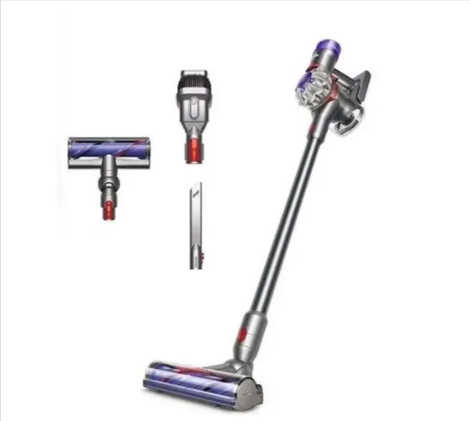 Dyson V8 Advanced aspirateur balai sans fil, autonomie 40 min, 15 cyclones, brosse motorisée, vidange zéro contact, promo 254 € avec code COCORICO25 chez Cdiscount