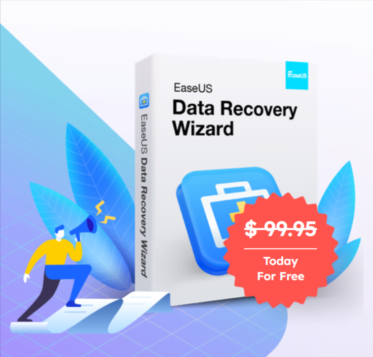 Licence annuelle gratuite EaseUS Data Recovery Pro pour Windows (récupération illimitée de données, 99.7% succès, valeur 99.95$), via giveaway officiel EaseUS.