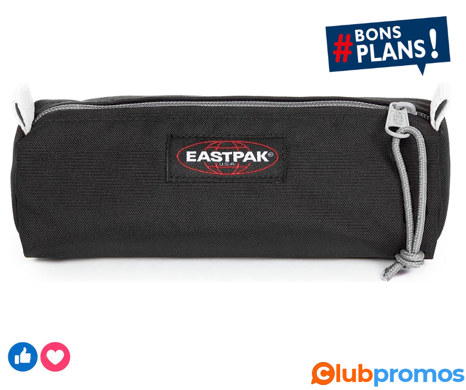 Eastpak Benchmark Single Trousse, 21 cm, Kontrast Grey White (Noir).png