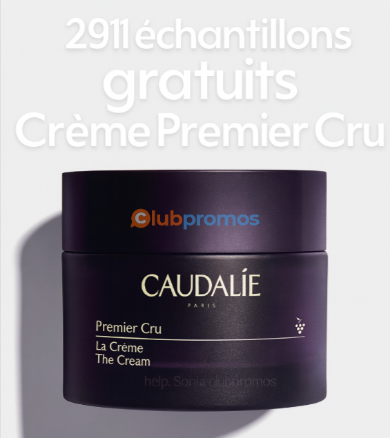 Échantillon gratuit de la Crème Anti-Âge Global Premier Cru Caudalie – soin anti-rides de luxe à base de polyphénols de raisin et resvératrol, campagne test beauté 2025