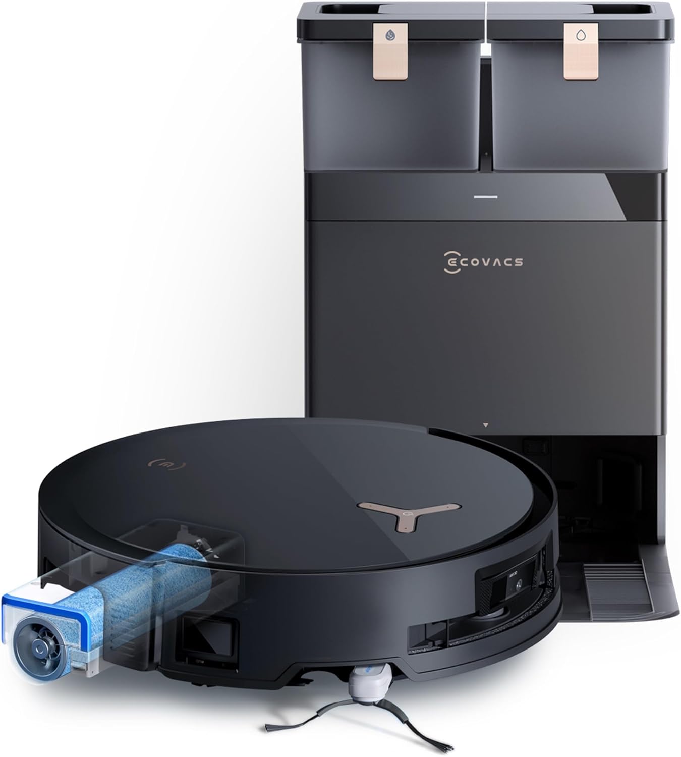 L'ECOVACS X8 PRO OMNI est un aspirateur robot de pointe, conçu pour simplifier et optimiser le nettoyage de votre maison. Avec sa station OMNI 12-en-1, cet appareil intègre plusieurs fonctionnalités qui facilitent non seulement l'aspiration, mais également le lavage des sols grâce à la technologie OZMO ROLLER. Sa puissance d'aspiration impressionnante de 18 000 Pa permet de capturer efficacement la poussière, les poils d'animaux et autres débris, assurant ainsi un intérieur propre et sain.  Le modèle X8 PRO OMNI est particulièrement apprécié pour ses caractéristiques avancées. Il est équipé de capteurs intelligents qui lui permettent de naviguer de manière autonome dans votre espace de vie, en évitant les obstacles et en se déplaçant en douceur d'une pièce à l'autre. De plus, sa capacité à se synchroniser avec des applications mobiles offre aux utilisateurs la possibilité de programmer des nettoyages, de suivre leur progression et même de contrôler l'appareil à distance.  Amazon propose ce bon plan pour 2025, ce qui attire l'attention de nombreux clients à la recherche d'une solution de nettoyage efficace et moderne. L'ECOVACS X8 PRO OMNI représente une avancée technologique significative dans le domaine des aspirateurs robots, alliant performance, multifonctionnalité et commodité pour les foyers d'aujourd'hui. Sa conception élégante et ses capacités impressionnantes font de lui un choix privilégié pour ceux qui souhaitent investir dans un appareil de nettoyage fiable et innovant.