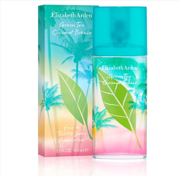  : Elizabeth Arden Green Tea Coconut Breeze 100 ml – eau de toilette fraîche thé vert & coco salée, sillage propre et lumineux, parfait pour l’été, bon plan Amazon