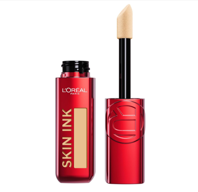 Encre de Teint Skin Ink de L’Oréal Paris – fond de teint haute couvrance et tenue semi-permanente – 15 teintes disponibles – idéal pour peaux sensibles – prix promo Amazon