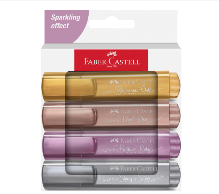 Faber-Castell-254674-Pochette-de-4-Surligneurs-Métalliques-Pointe-Biseautée-de-Précision-Coule...png