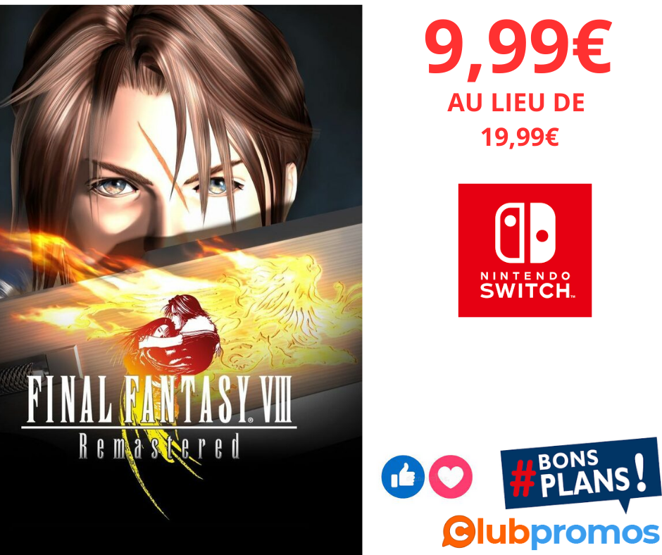 FINAL FANTASY VIII Remastered bon plan switch.png