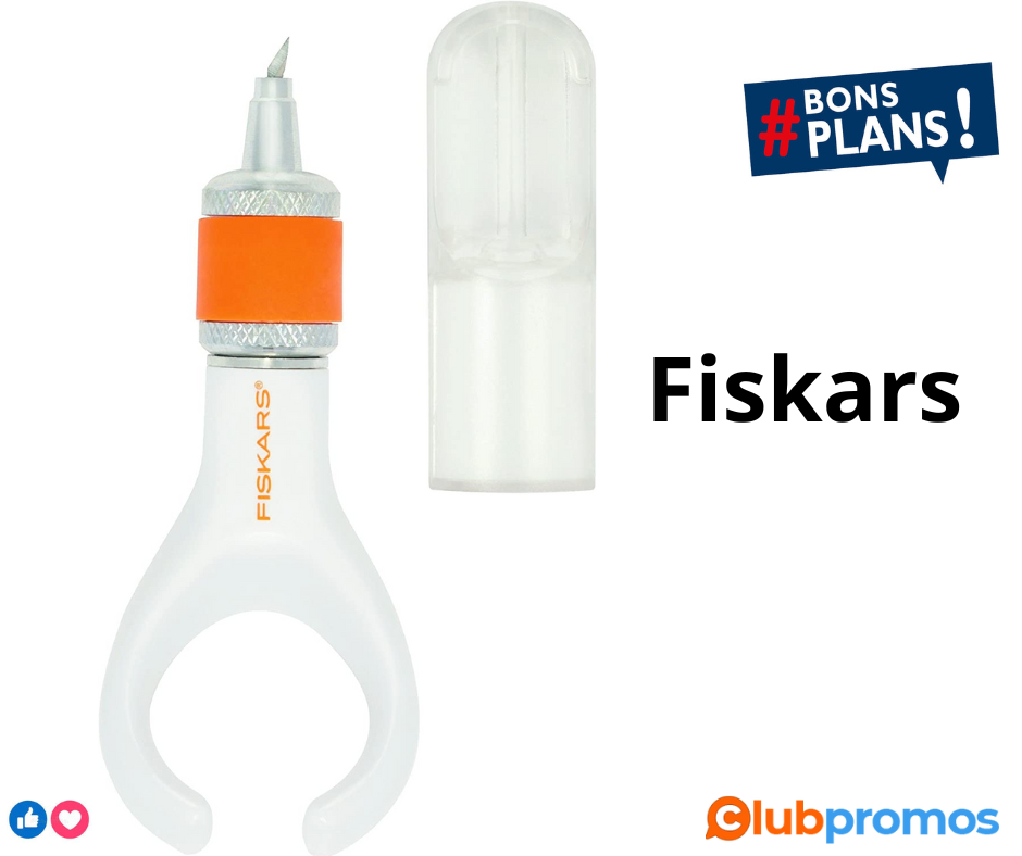 Fiskars Cutter index de précision à lame pivotante, Convient aux droitiers et aux gauchers, Lo...png