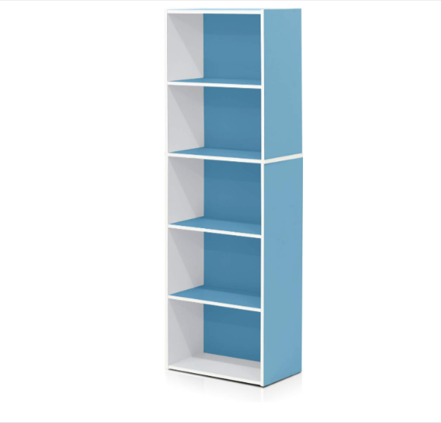Furinno-11055-Bibliothèques-Bois-Blanc-Bleu-Clair-Taille-Unique-dense-One-Size.png