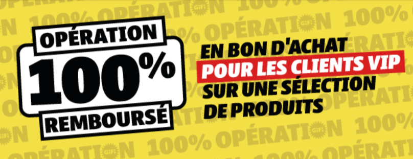  Bon plan GiFi – Opération 100% remboursé en bon d’achat sur une sélection de produits signalés par une étiquette jaune – Offre VIP septembre 2025
