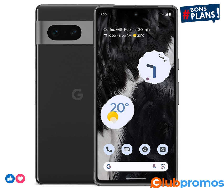 Google Pixel 7 – Smartphone Android 5G débloqué avec Objectif Grand Angle et 24 Heures d'auton...png