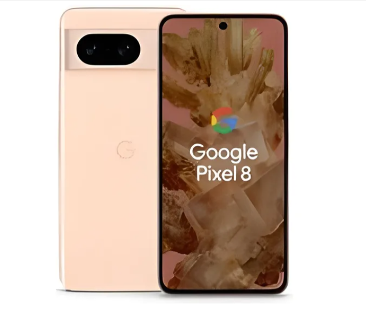 Smartphone Google Pixel 8 128 Go Rose 5G – Ecran 6,2’’, caméra 50 Mpx, processeur Google Tensor G3, 120 Hz, résistance à l’eau