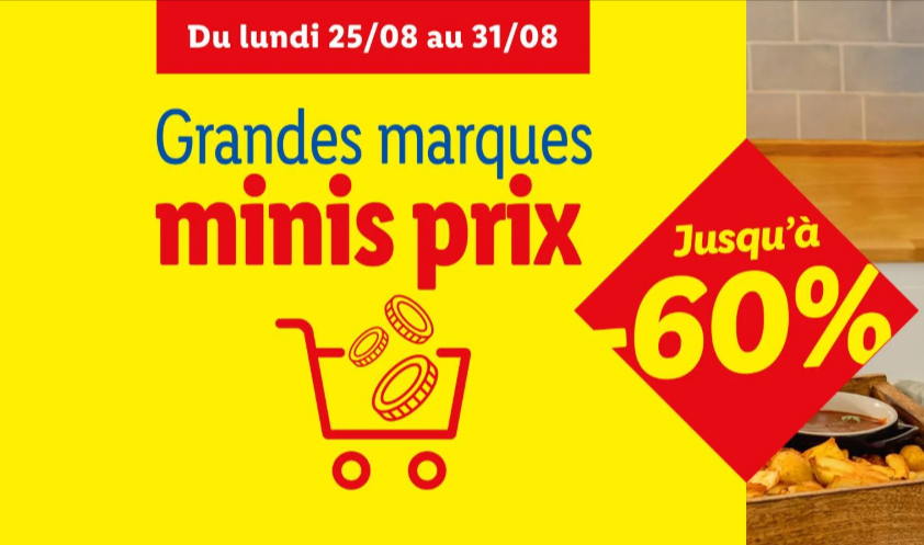  Promo Lidl août – jusqu’à -60% sur Philips, Bosch, Tefal, Braun, Emma Matelas et grandes marques – meilleures offres électroménager, beauté, literie et sport.