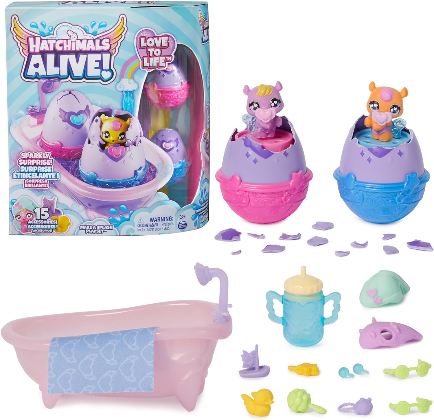 Hatchimals Alive - 2 Oeufs Douche Color Change - 2 Figurines À Collectionner Qui Changent De C...jpg
