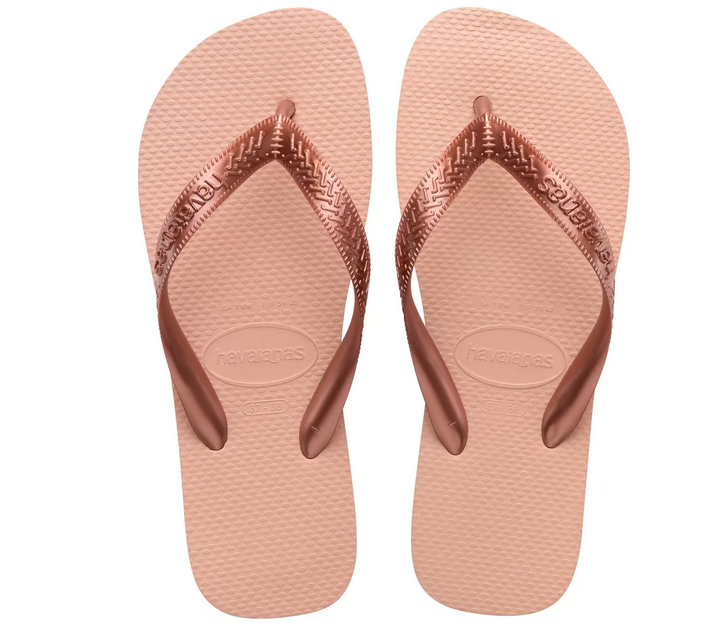 Havaianas Top Tiras, tongs confortables et durables avec semelle antidérapante, disponibles en tailles 33-42 à 13,90€ sur Amazon