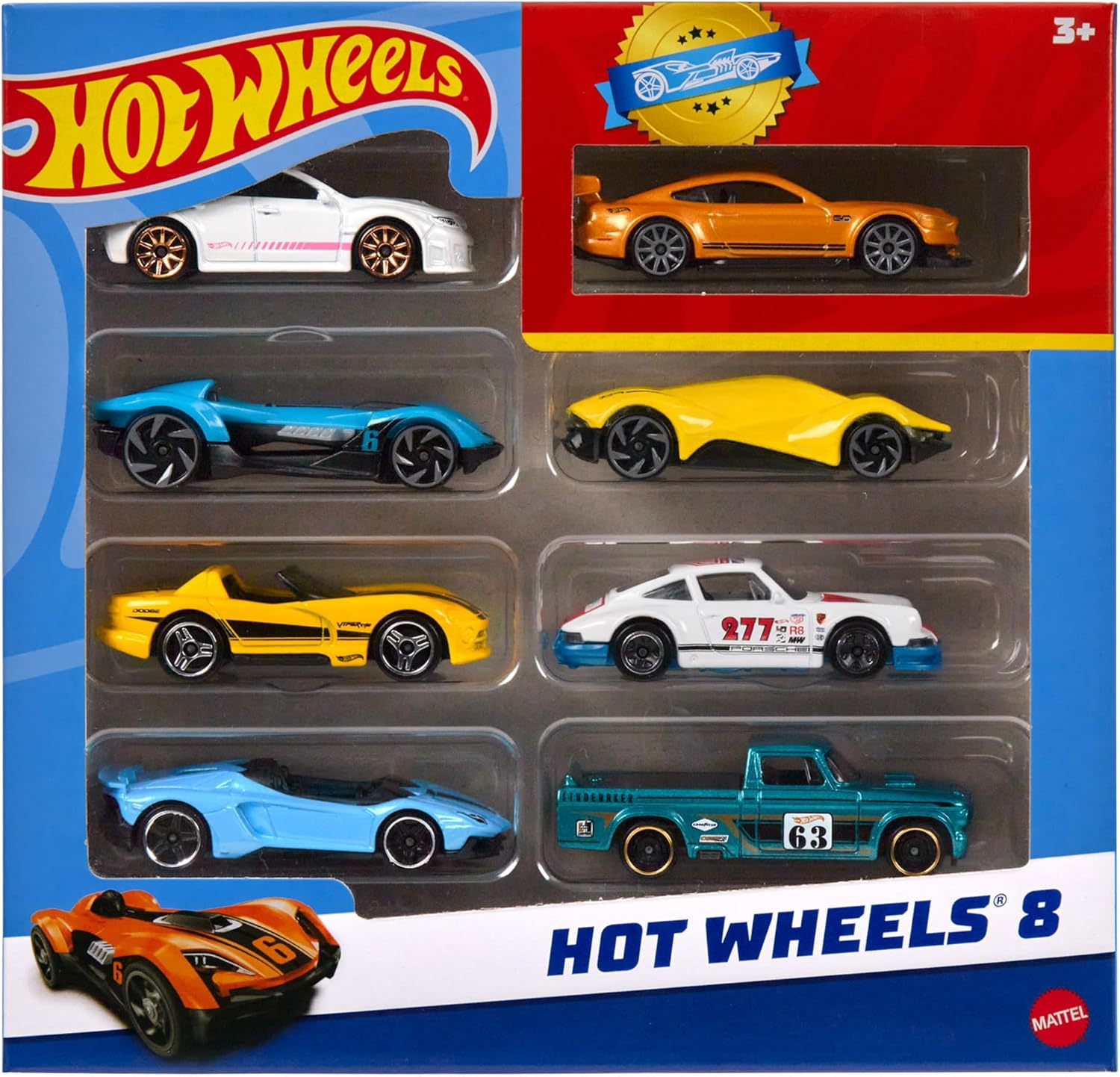 Hot Wheels Coffret de 8 véhicules dont 1 exclusif à l’échelle 1/64 – Bon plan Amazon