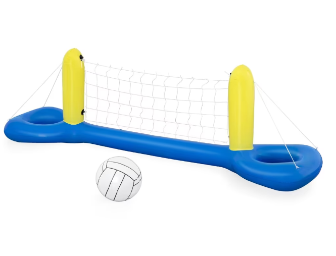 Filet flottant de volley-ball Bestway avec ballon, dimensions 244 x 64 x 76 cm, Jaune, bon plan Amazon à 9,19€ au lieu de 12,95€