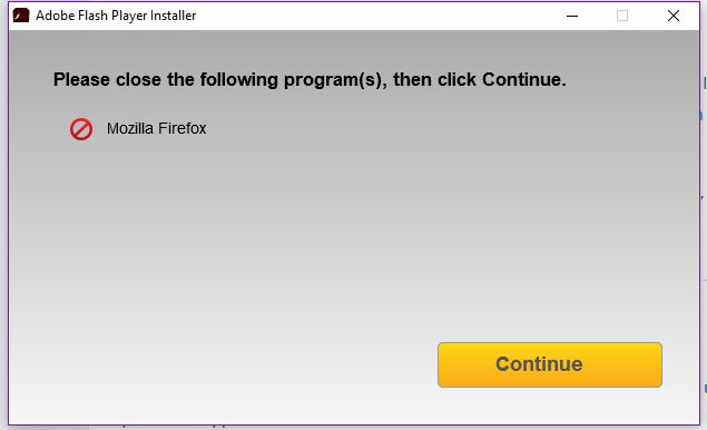 impossible de mettre a jour adobe.JPG