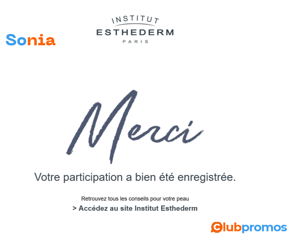 inscrivez-vous et vous serez peut-être sélectionné(e) pour gagner l'innovation Institut Esthed...png