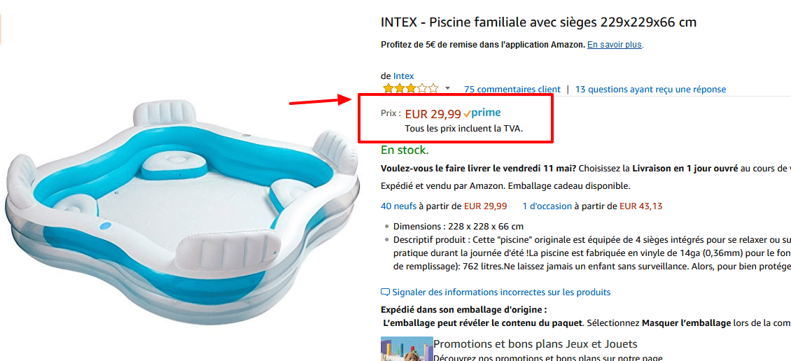 INTEX Piscine familiale avec sièges 229x229x66 cm Amazon.fr Cuisine Maison.png INTEX Piscine familiale avec sièges 229x229x66 cm Amazon.fr Cuisine Maison.png