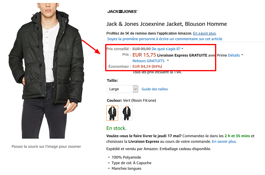 Jack   Jones Jcoexnine Jacket  Blouson Homme  Amazon.fr  Vêtements et accessoires.png