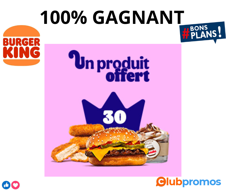 Jeu 100% gagnant Bons Plans Exclusifs Retour de la Roulette Royale Burger King - Gagnez à chaq...png