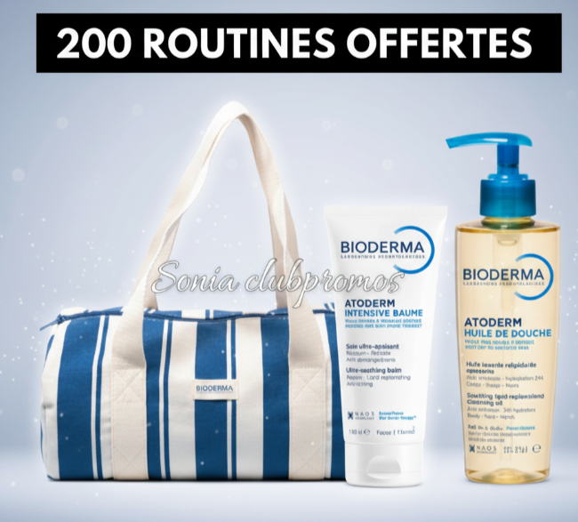 Jeu concours Bioderma – 400 soins Atoderm à gagner : huile de douche, baume hydratant et sac exclusif pour peaux sèches et sensibles – offre gratuite du 6 octobre au 6 novembre 2025