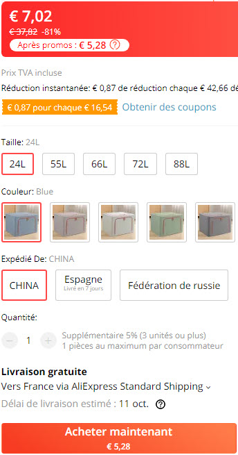 JOYBOS – boîte de rangement.5.28euros.jpg