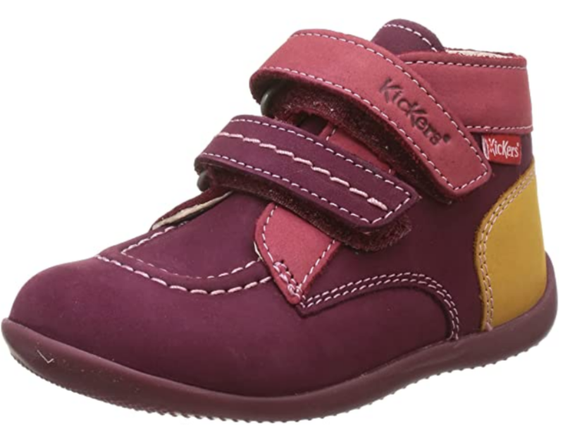 Kickers-BONKRO-2-Chaussure-Baby-Mixte-bébé-Bordeaux-Rose-Jaune-22-EU-Amazon-fr-Chaussures-et-S...png