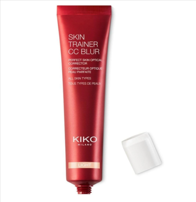  Correcteur optique de teint KIKO Milano Skin Trainer CC Blur, lisse et unifie le grain de peau.