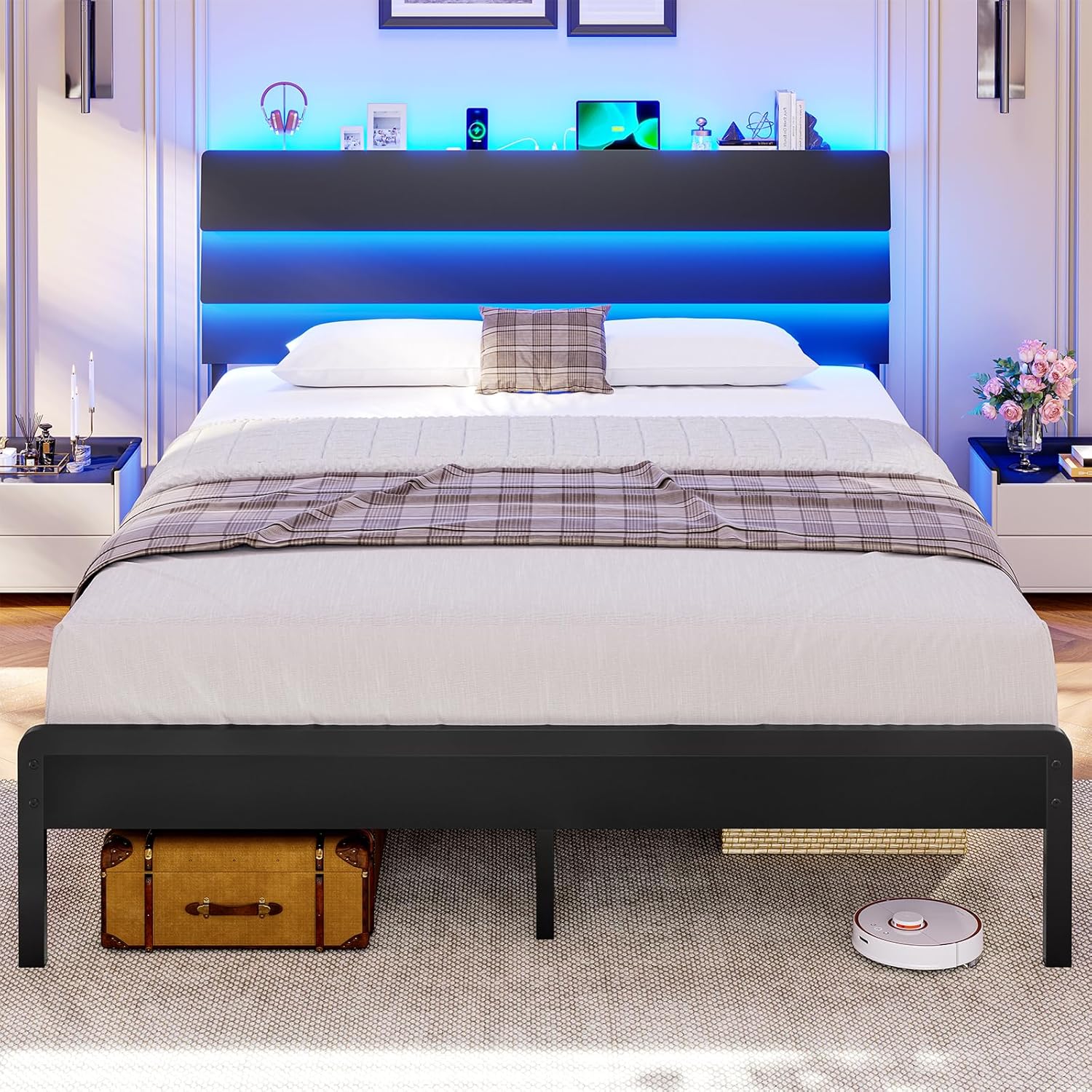 kimenich-lit-140x190-sommier-metal-led-multiprise-rangement-noir-amazon.jpg