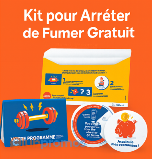 Kit gratuit Mois Sans Tabac Tabac Info Service – livret programme 40 jours, roue d’économies et conseils pour arrêter de fumer, bon plan santé officiel.