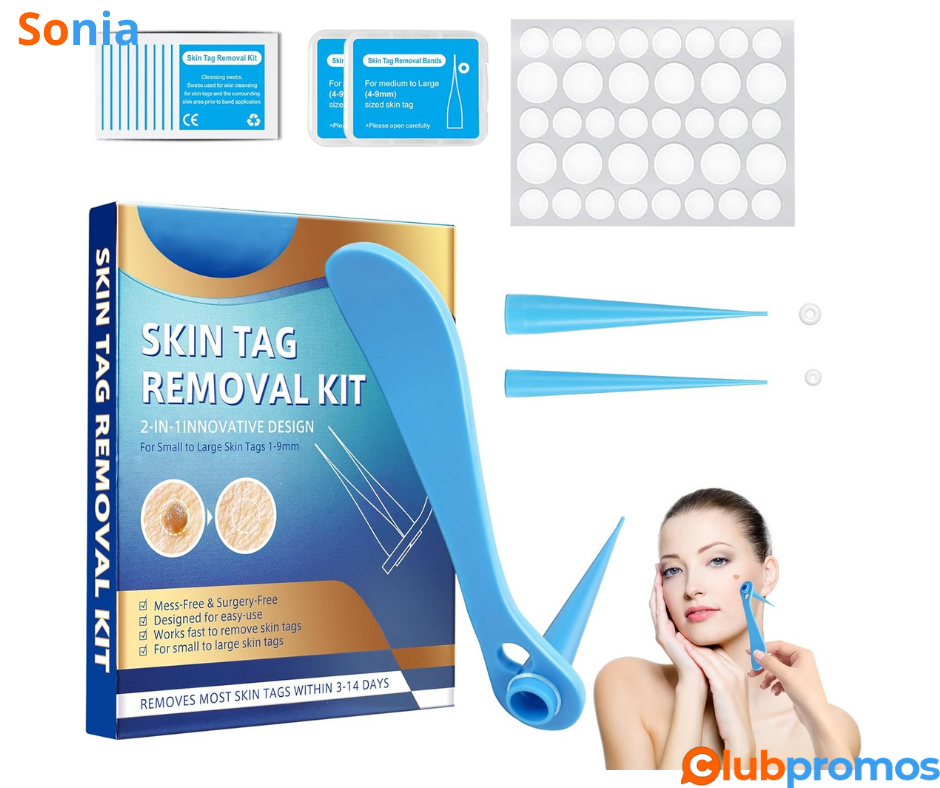 Kit d'élimination Acrochordons HANIUTTY 2 en 1 à 5,99€ sur Amazon.png