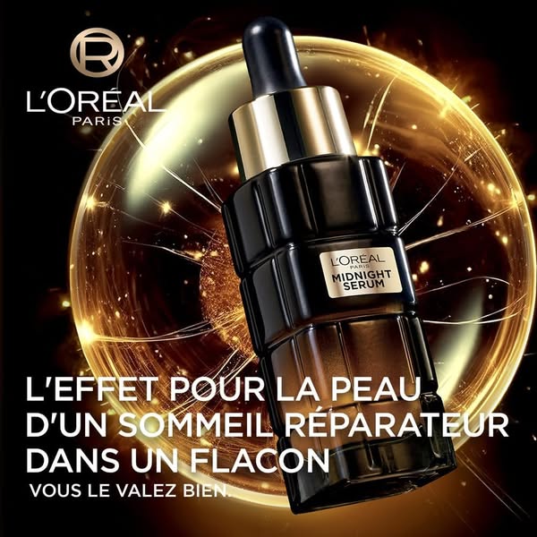 L’Oréal Midnight Sérum Renaissance Cellulaire – soin visage régénérant nuit anti-rides fermeté éclat à prix réduit sur Amazon