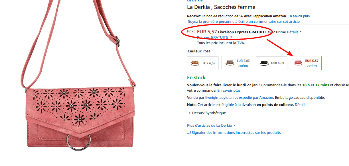 La Derkia Sacoches femme rouge rose Amazon.fr Chaussures et Sacs.png La Derkia Sacoches femme rouge rose Amazon.fr Chaussures et Sacs.png