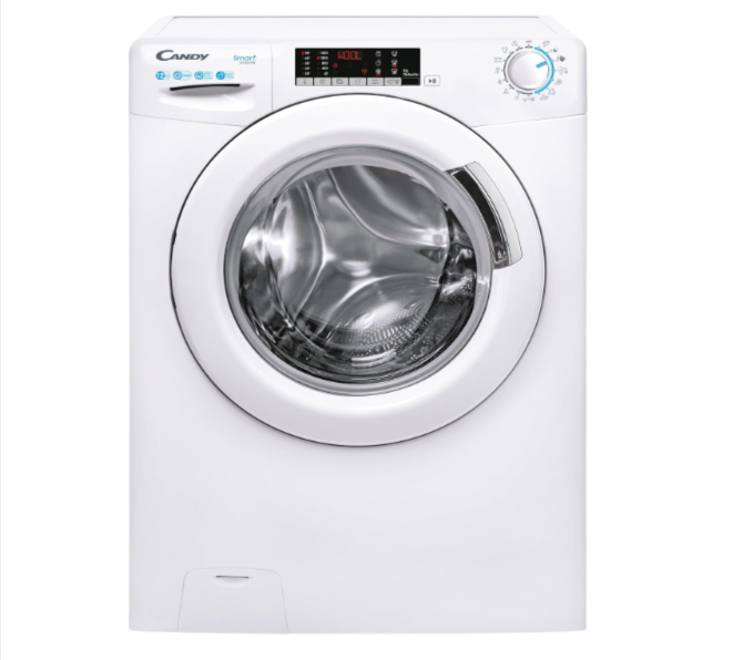 Le lave-linge Candy de 12 kg modèle CS1412TME/FR est un appareil électroménager innovant qui répond aux besoins des familles nombreuses grâce à sa capacité généreuse. Equipé d'un moteur inverter, il assure une performance optimale tout en garantissant une consommation d'énergie réduite, ce qui est idéal pour les ménages soucieux de leur empreinte écologique.   La connectivité intelligente permet aux utilisateurs de contrôler et de surveiller leur machine à laver à distance. Grâce à une application mobile dédiée, il est possible de lancer des programmes, de recevoir des notifications lorsque le cycle est terminé, et même de diagnostiquer les problèmes éventuels sans avoir à faire appel à un technicien.  Ce lave-linge offre une gamme de programmes adaptés à différents types de tissus, y compris des cycles rapides pour les urgences ou des programmes spéciaux pour les vêtements délicats. En somme, le Candy CS1412TME/FR allie performance, économie et modernité, répondant ainsi aux exigences de la vie quotidienne moderne.
