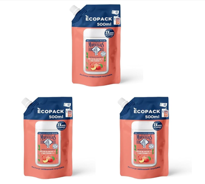 Le-Petit-Marseillais-Recharge-Gel-Douche-Extra-Doux-Pêche-Blanche-Bio-Nectarine-Bio-écopack-de...png