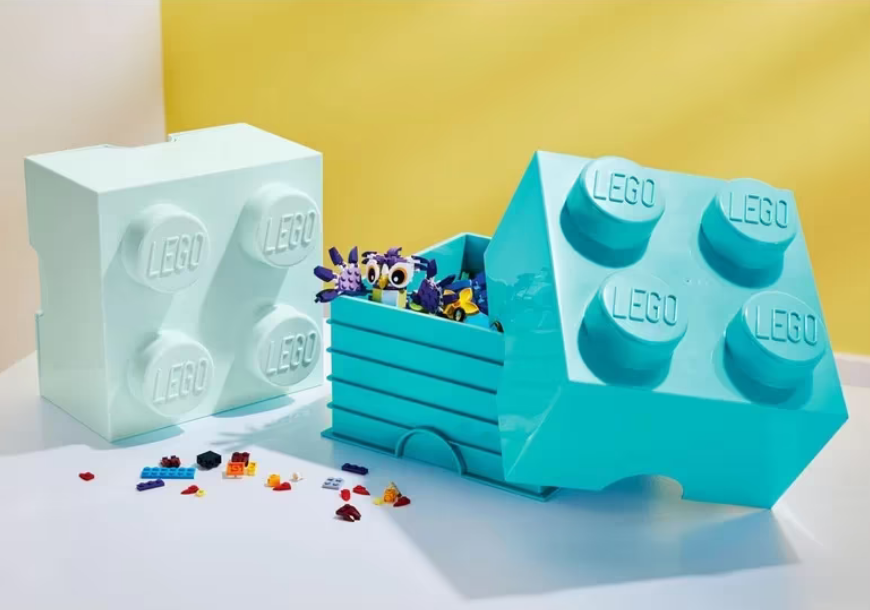 Bon plan LEGO chez Lidl – Lot de 2 briques de rangement empilables à 24,99€ au lieu de 49,99€, compatibles avec toutes les boîtes LEGO, pratiques, solides et colorées, livraison à domicile