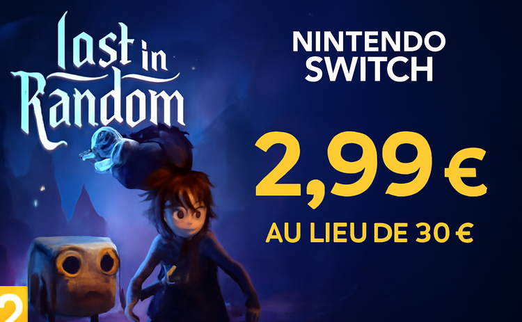  Lost in Random Nintendo Switch en promo à 2,99€ sur Nintendo eShop, bon plan jeu d’action aventure gothique -90%