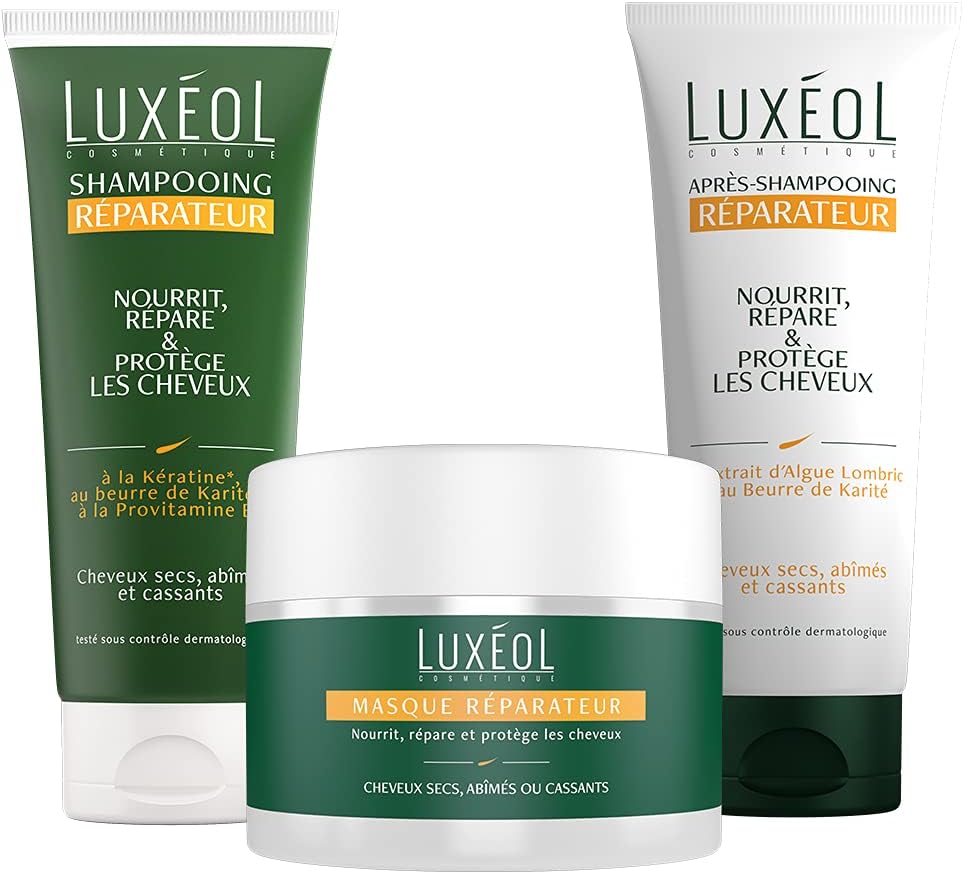 Luxéol – Pack Spécial 3 en 1 - Réparation des cheveux - Made in France 27,27€ Au lieu de 42,70...jpg