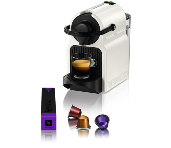 : Machine à café Nespresso Krups Inissia Blanche YY1530FD avec système d'extraction haute pression