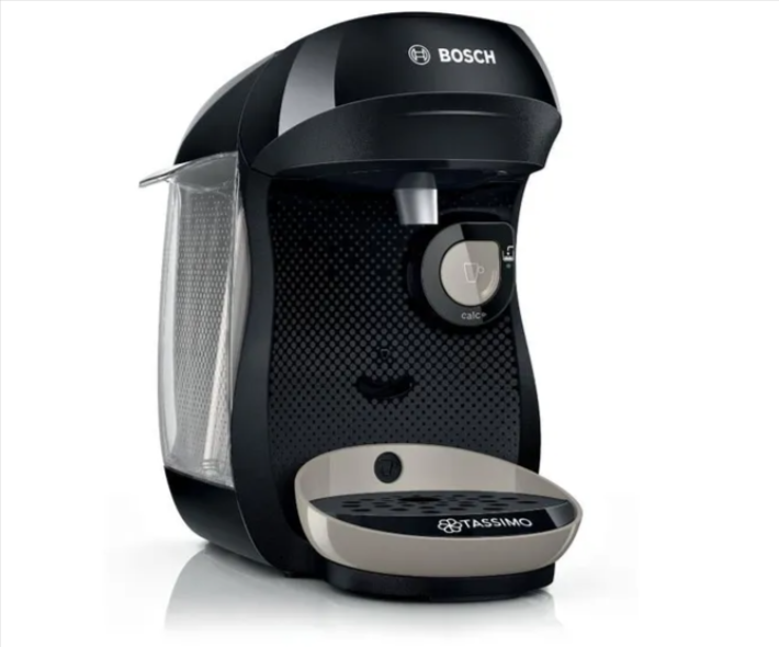 Machine à café BOSCH TAS109E Tassimo Happy, 1400 W, 0,7 L, noir et crème