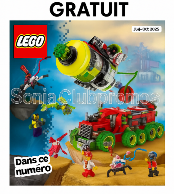 Abonnement gratuit au LEGO Magazine pour enfants 5 à 9 ans – livraison gratuite 4 fois par an – activités, BD et posters éducatifs LEGO