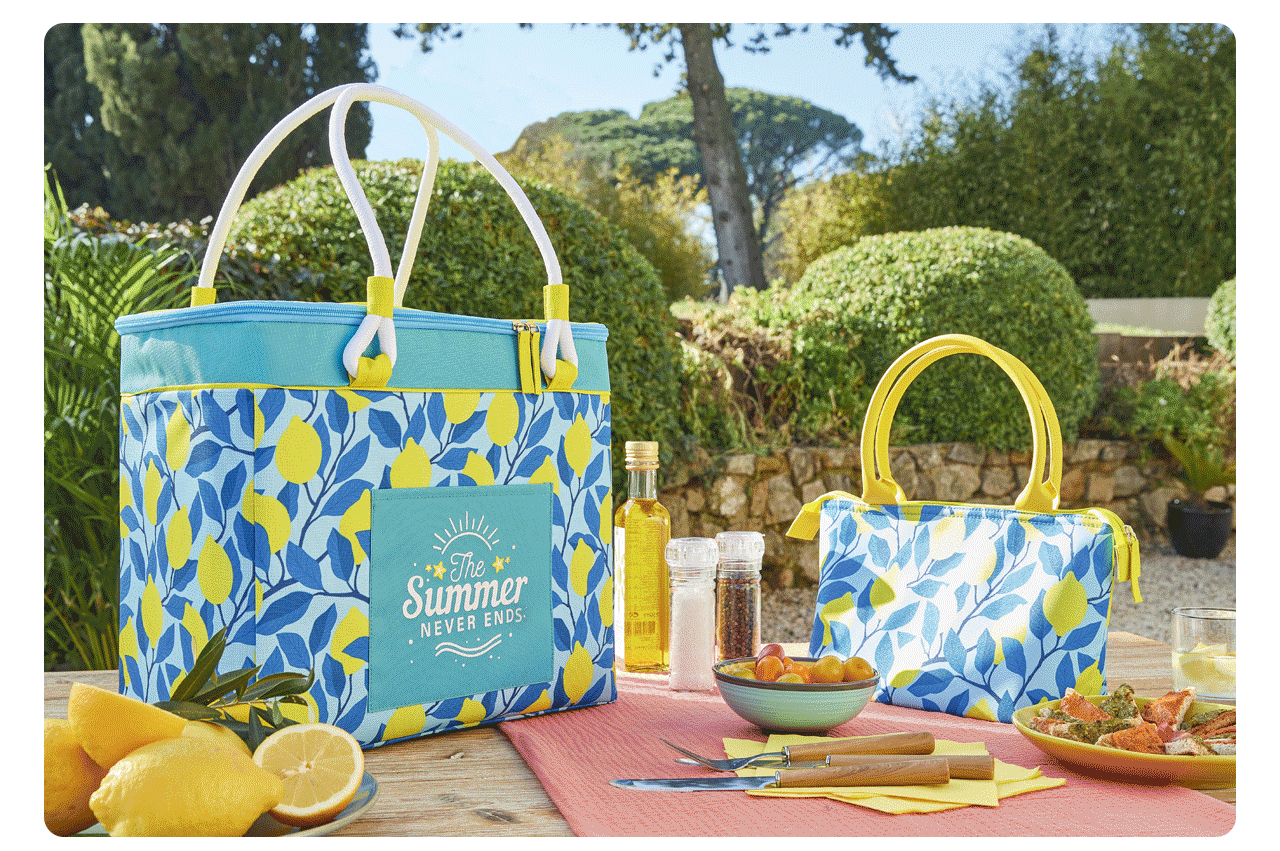 mail becquet 2 sacs isotherme Summer never ends.gif