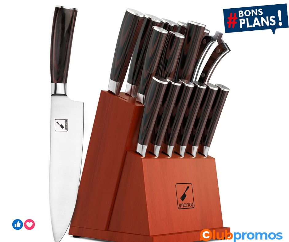 marku Blocs couteaux - 16 Pièces Bloc Couteaux Cuisine Professionnels, Blocs Couteaux de Cuisi...png