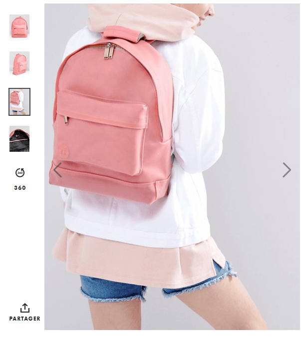 Mi Pac   Mi Pac   Sac à dos en caoutchouc   Corail.png